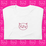 LuvKat Ruby Logo Embroidered Tee