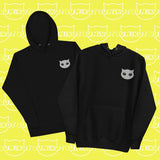 Snow LuniKat Embroidered Hoodie