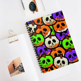 Poison Pumpkins Spiral Notebook