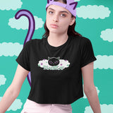 MagiKat Night Cloud Organic Crop Tee