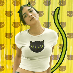 LuniKat Organic Crop Tee