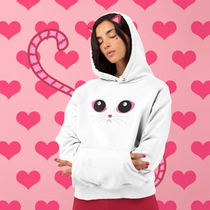 LuvKat Eyes Cotton Hoodie