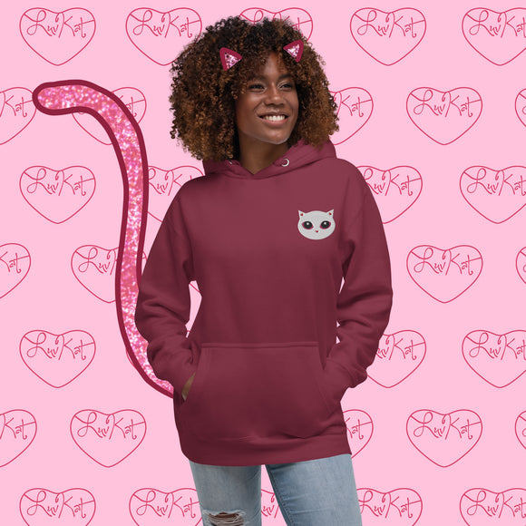 Snow LuvKat Valentine Hoodie