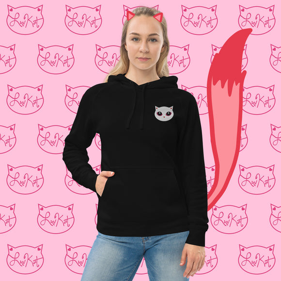 Snow LuvKat Embroidered Hoodie