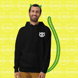 Snow LuniKat Embroidered Hoodie