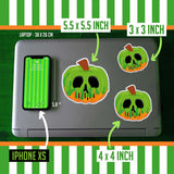 Radioactive Poison Pumpkin Sticker