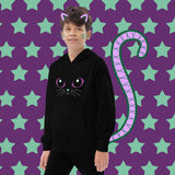 Kids Midnight MagiKat Eyes Fleece Hoodie