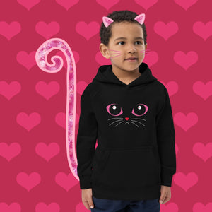 Kids Midnight LuvKat Eyes Fleece Hoodie