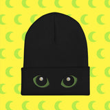 LuniKat Eyes Cuffed Beanie