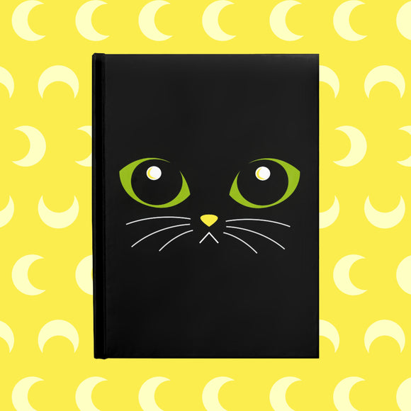 Midnight LuniKat Eyes Journal