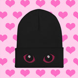 LuvKat Eyes Cuffed Beanie