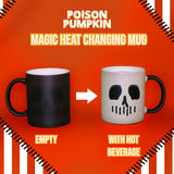 Poison Pumpkin Face Magic Mug - Original Matte