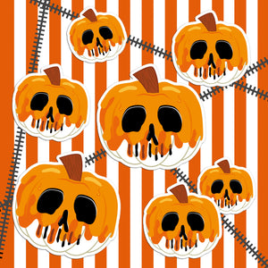 Reverse Poison Pumpkin Sticker