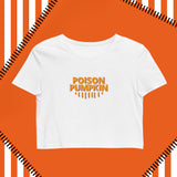 Reverse Poison Pumpkin Organic Crop Tee (Orange Logo)