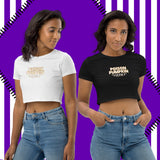 Retro Poison Pumpkin Logo Organic Crop Tee