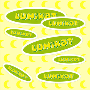 LuniKat Bubble Sticker