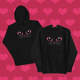 Kids Midnight LuvKat Eyes Fleece Hoodie