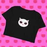 Snow LuvKat Organic Crop Tee