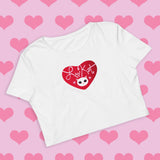 LuvKat Heart Organic Crop Tee