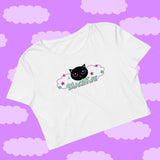 MagiKat Cloud Organic Crop Tee