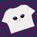 MagiKat Eyes Organic Crop Tee