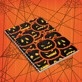 Midnight Jack-O-Lantern Spiral Notebook