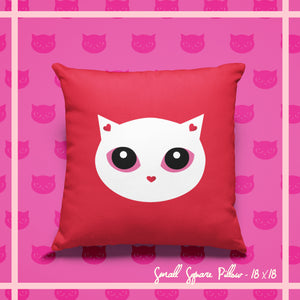 Snow LuvKat Décor Rose Pillow