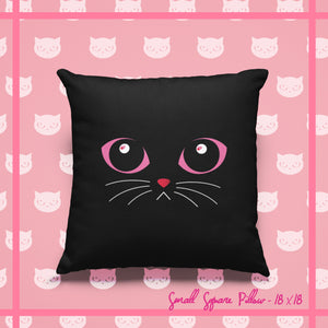 Midnight LuvKat Eyes Décor Pillow