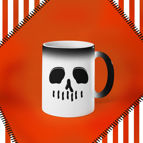 Poison Pumpkin Face Magic Mug - Original Matte