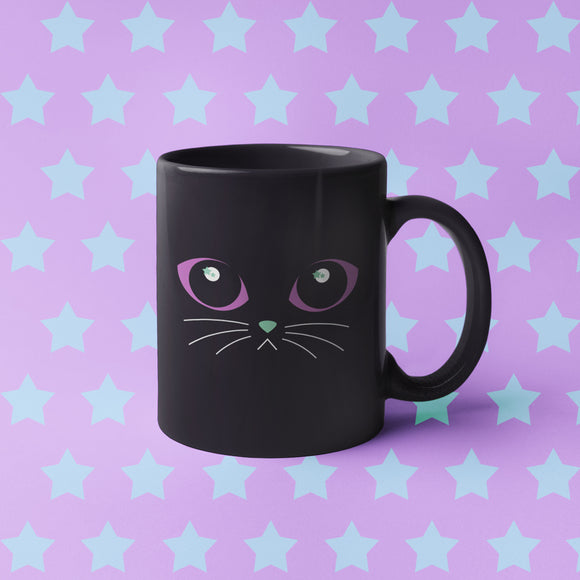 Midnight MagiKat Eyes Mug