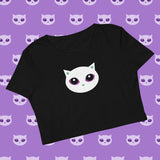 Snow MagiKat Organic Crop Tee