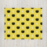 LuniKat Lemon Sky Pattern Blanket