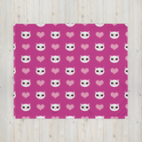 LuvKat Magenta Pattern Blanket